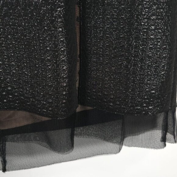 NWT PHOEBE by KAY UNGER WOOL Blend Strapless Metallic Dress‎ 62D0280 Size 16 - Picture 13 of 16